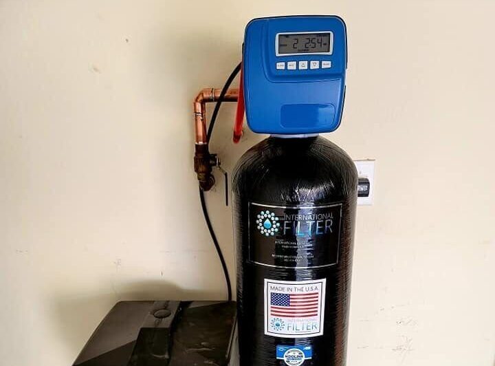 water softener installation to eliminate water hardness