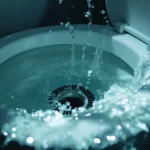 how to drain an overflowing toilet