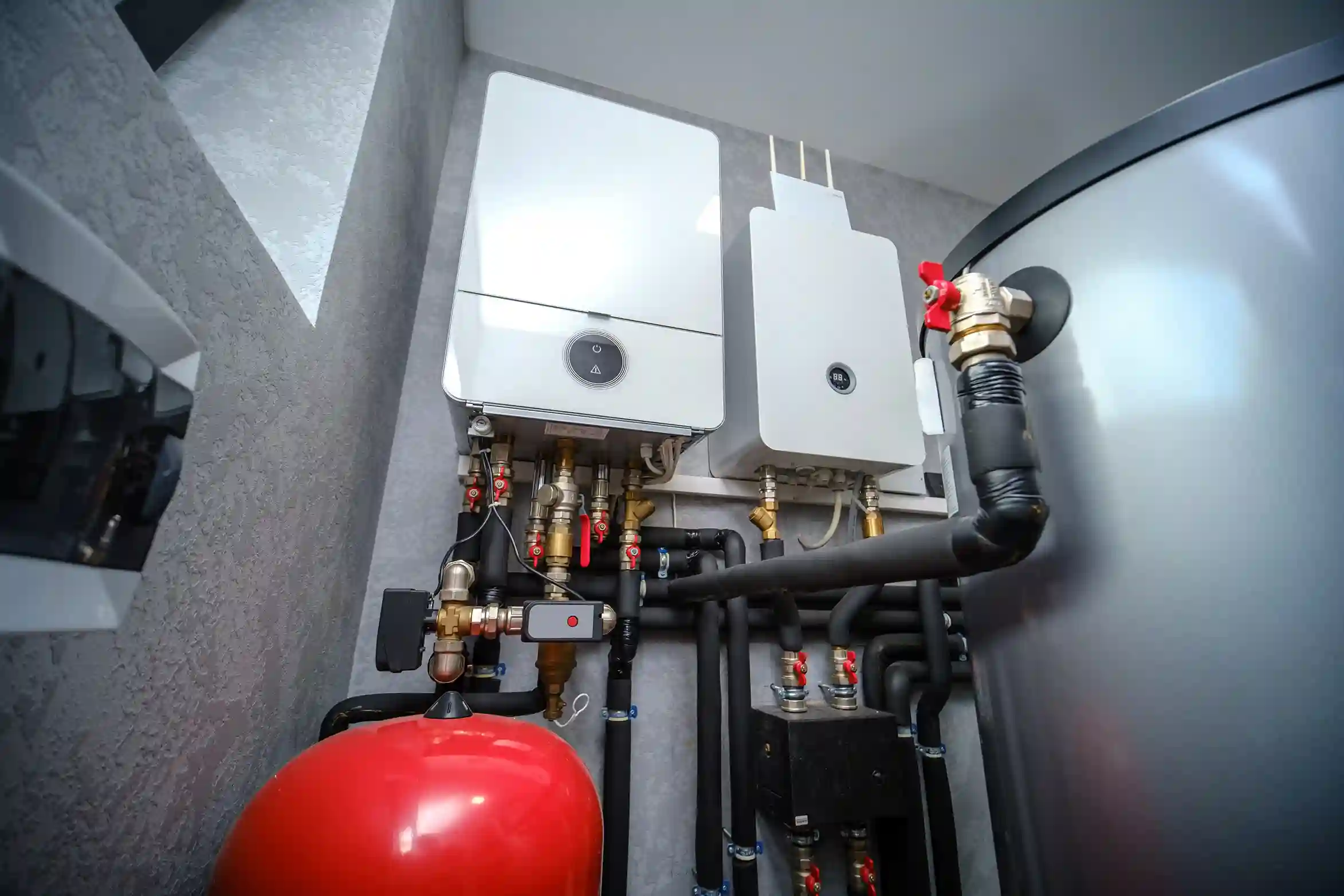 water heater water softener combination