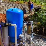 water softener installation system