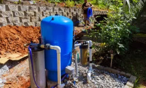water softener installation system