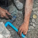 outdoor water line repair