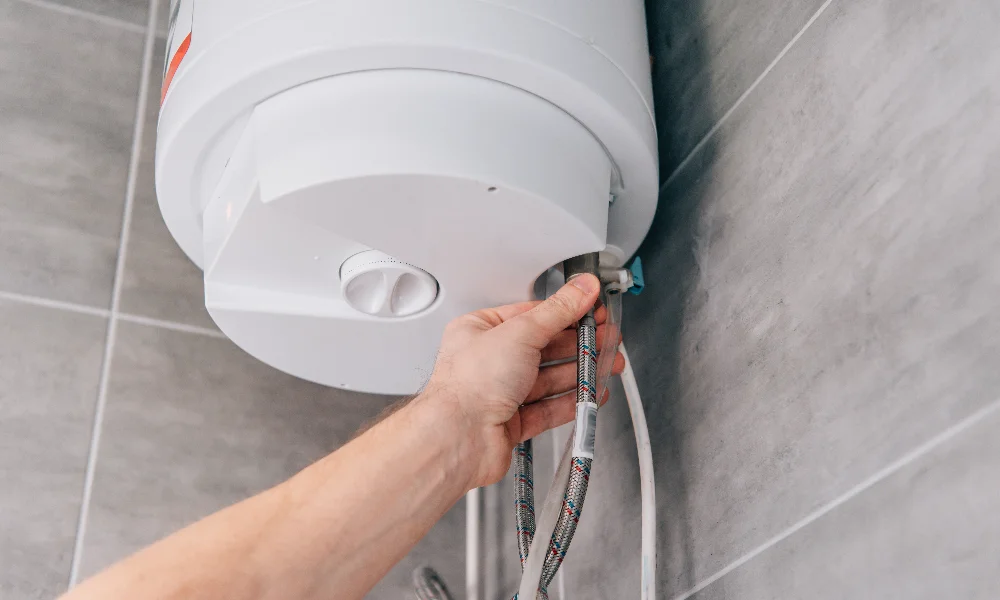 what to do after installing a new water heater