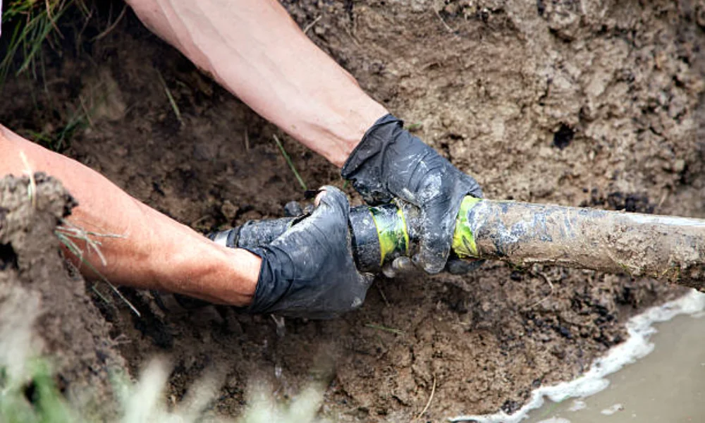 damage sewer line
