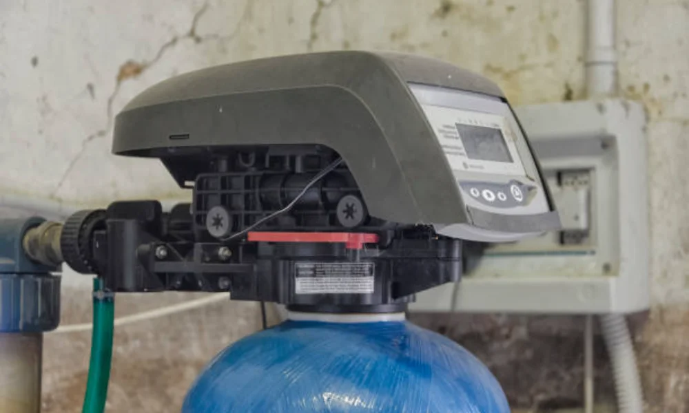 shower while water softener is regenerating
